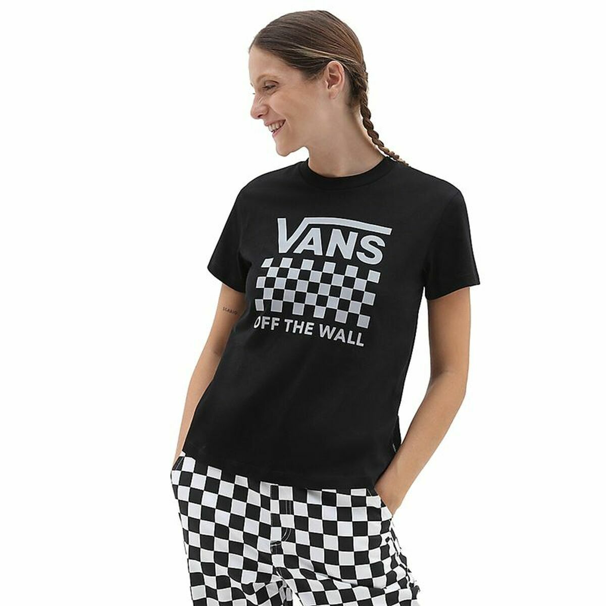 T shirt vans femme or online