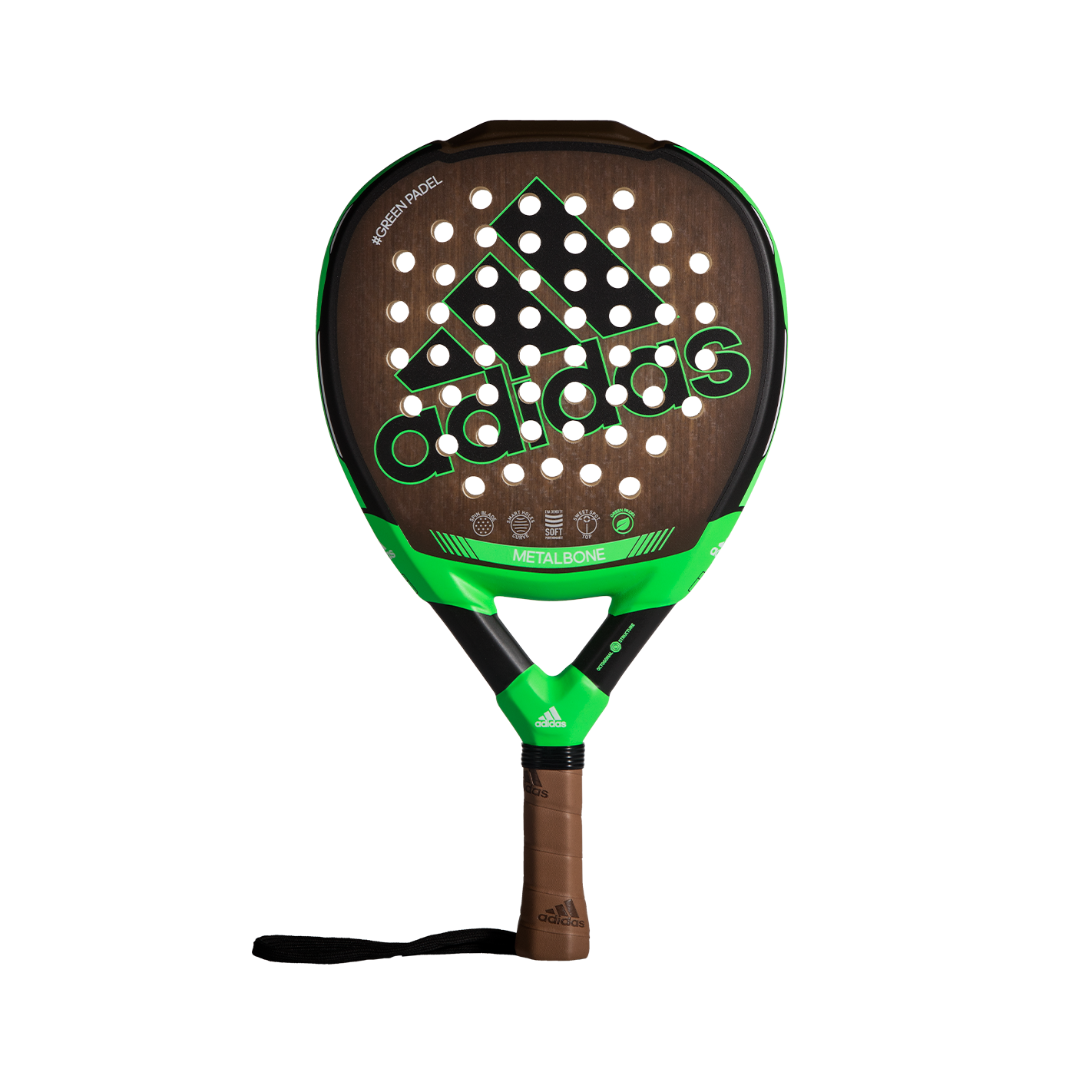 Photo de Raquette Padel Adidas Metalbone GreenPadel Sport verte bois