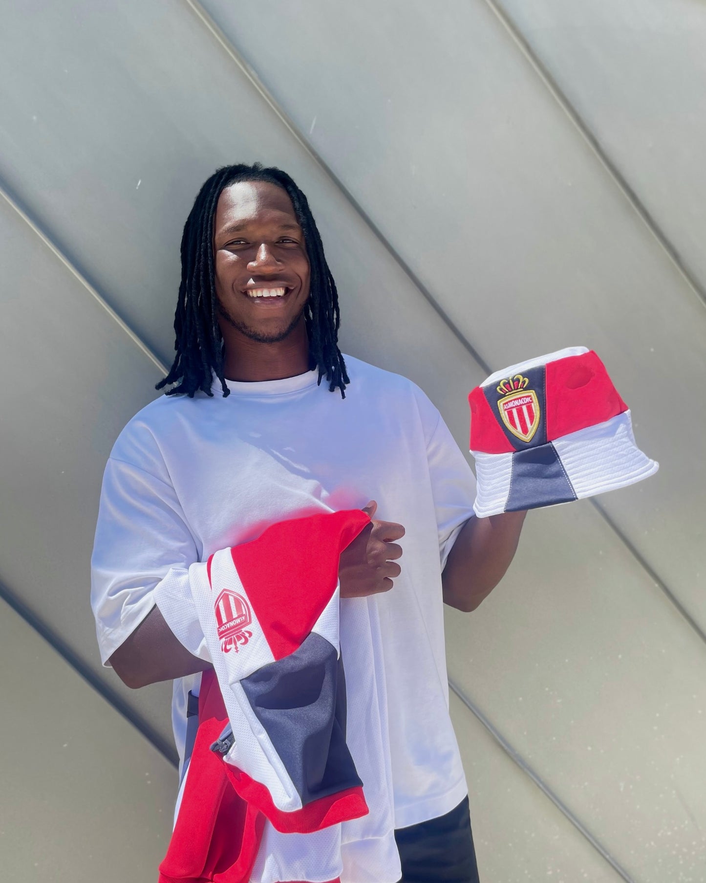 Veste et Bob Upcyclé As Monaco