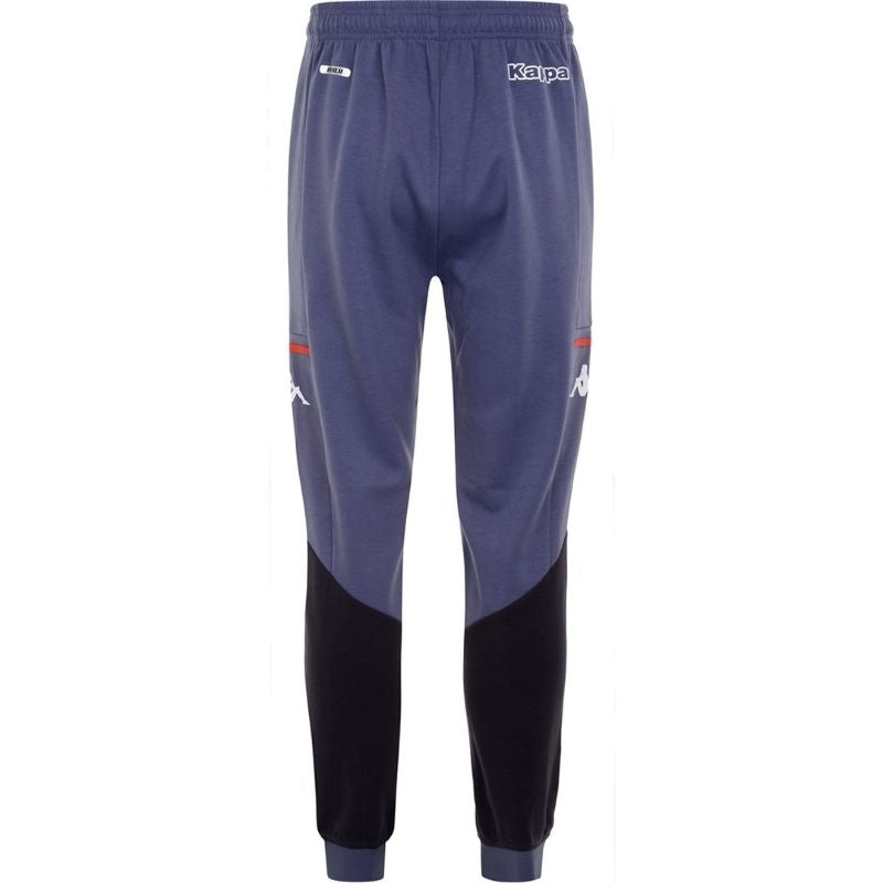 Photo de dos du bas de survêtement de foot gris et noir homme Kappa Arufin de l'AS Monaco boutique 20-21