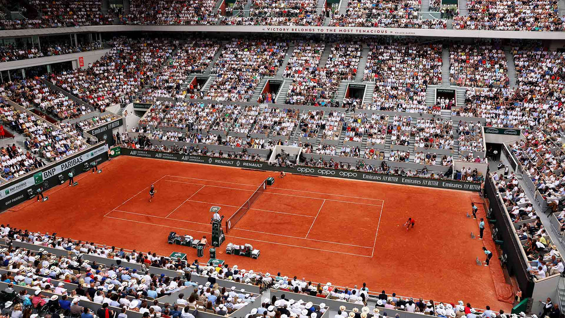 Photo de Roland Garros et Rafael Nadal