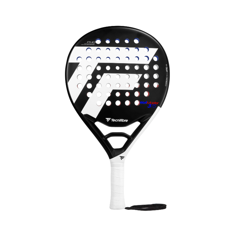 Photo de Raquette de Padel Tecnifibre Wall Master 375 PHD Noir blanc joueurs