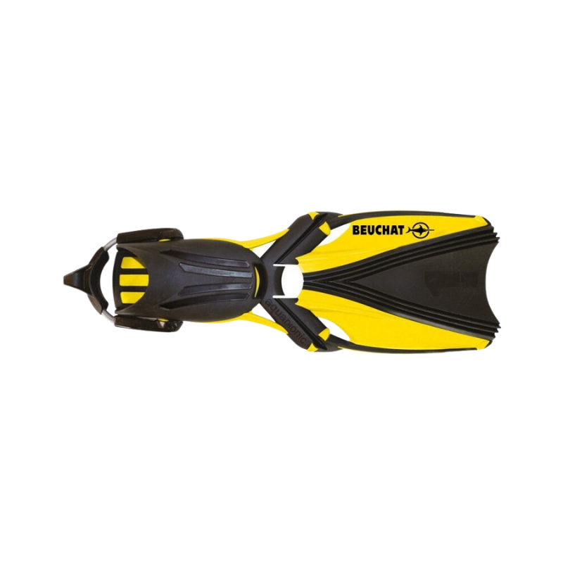 Palmes Beuchat aquabionic evo jaune plongée