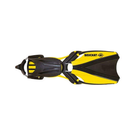 Palmes Beuchat aquabionic evo jaune plongée