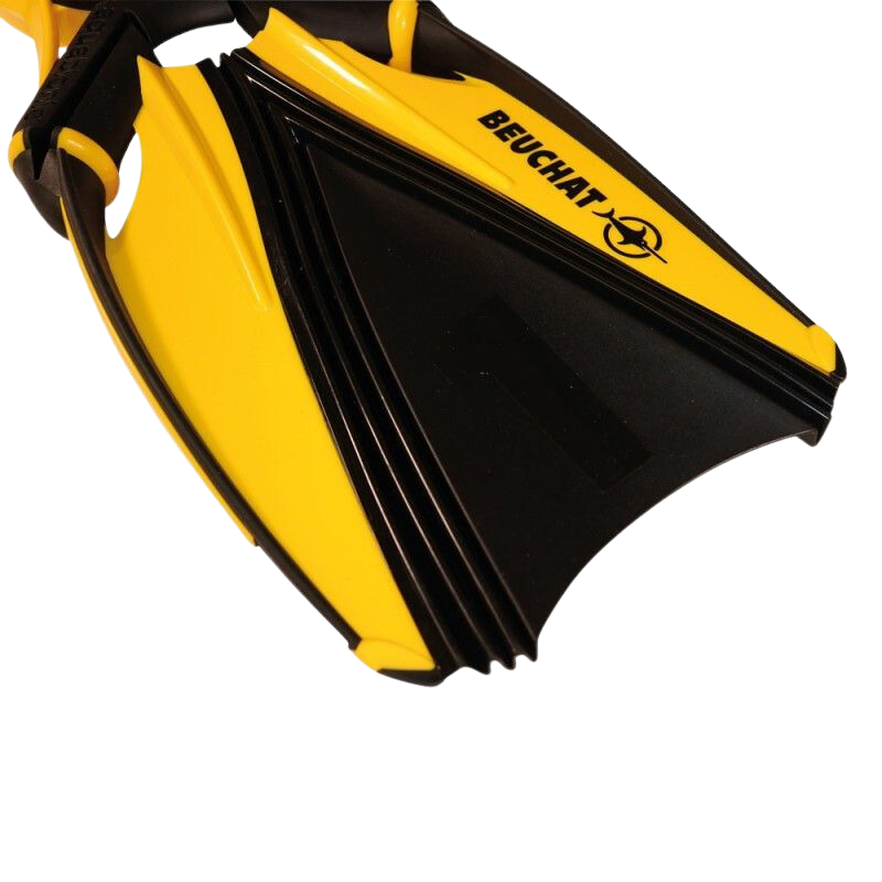 Palmes Beuchat aquabionic evo jaune plongée