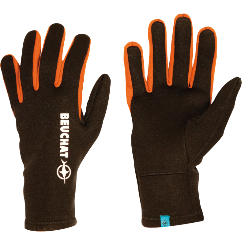 Gants néoprène Beuchat 1,5 mm orange brulé