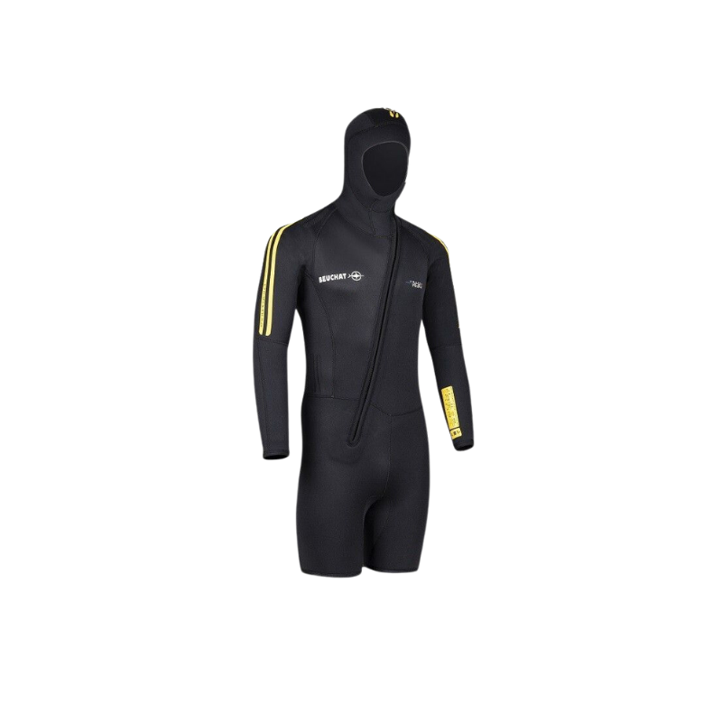 Photo de Combinaison Beuchat 1 dive h shorty long sleeves 5mm homme Combinaison chaleur plongée