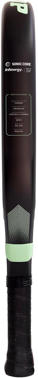 Dunlop Sports Galactica PRO LS Padel Racket, Black/Green