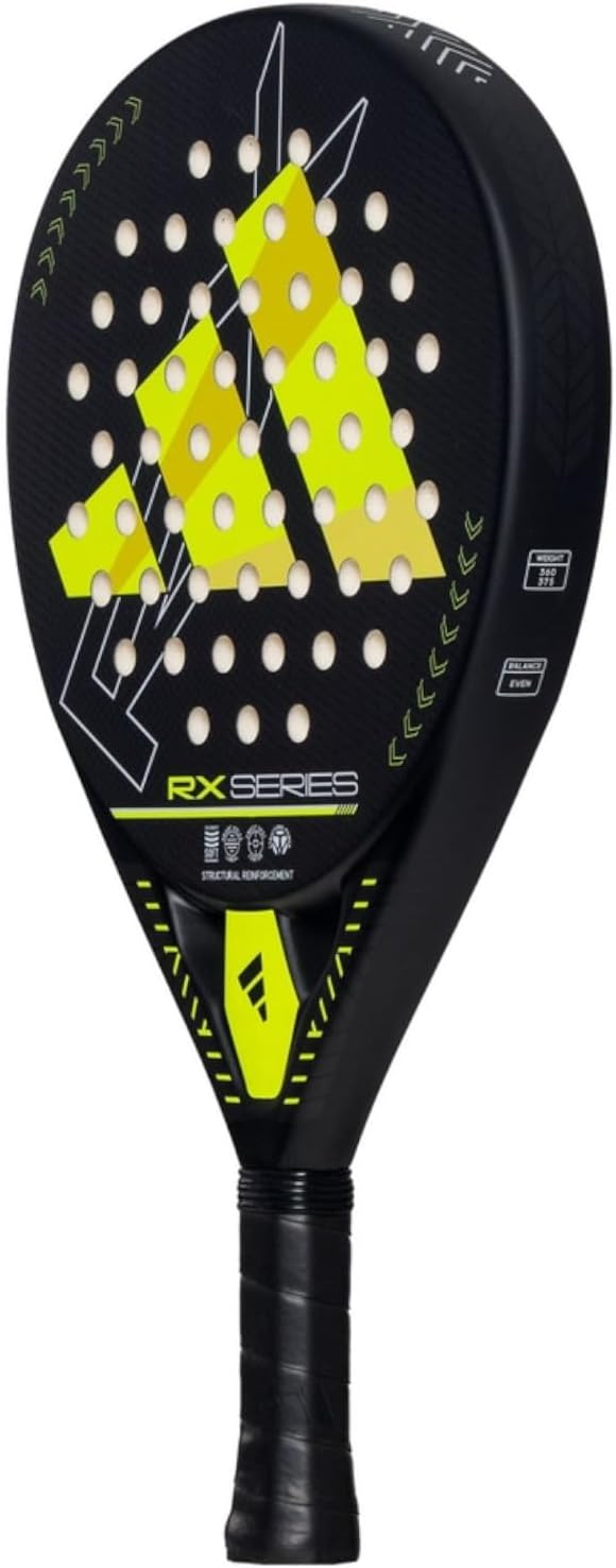adidas RX Series Lime 3.4 Non Cordée 368G Raquette De Padel Raquette De Padel Noir - Jaune Lemon