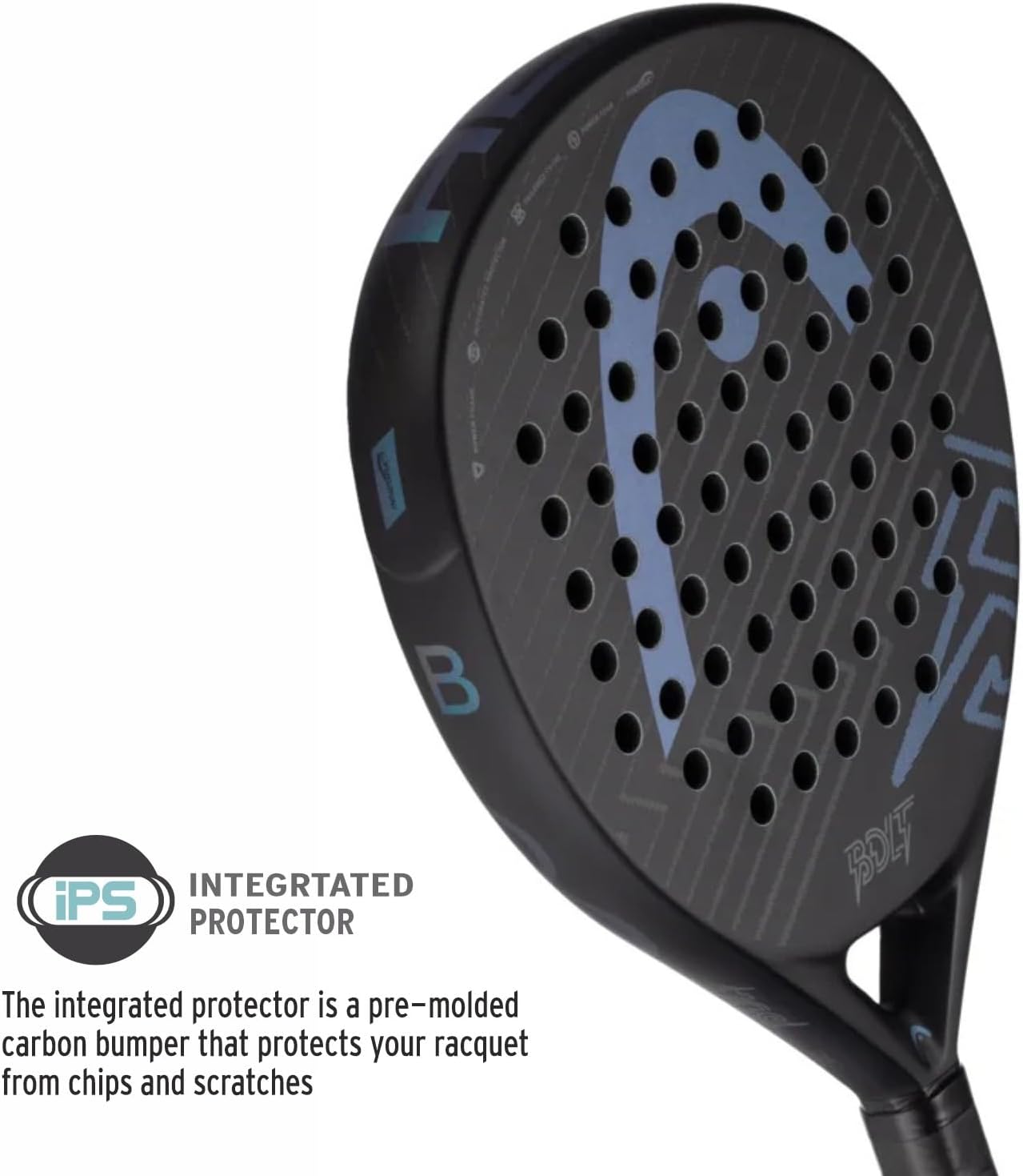 HEAD Bolt Padel Racket Black (360g) 2025