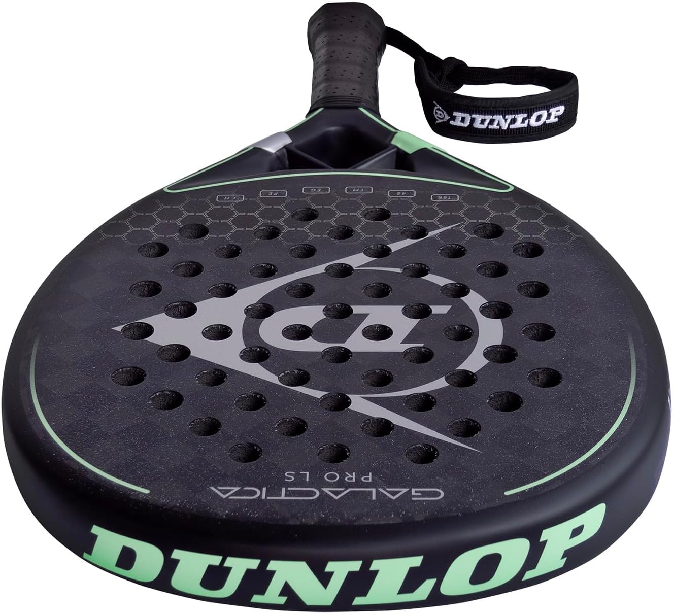 Dunlop Sports Galactica PRO LS Padel Racket, Black/Green