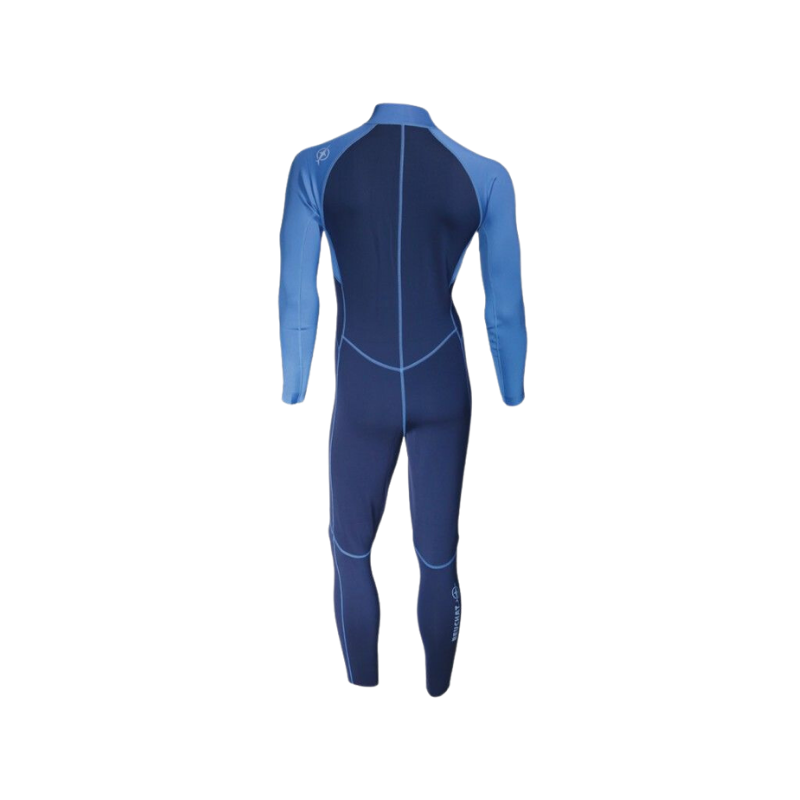 Photo de Combinaison Beuchat monopièce zip frontal 2mm homme bleu profond homme Équipement plongée néoprène