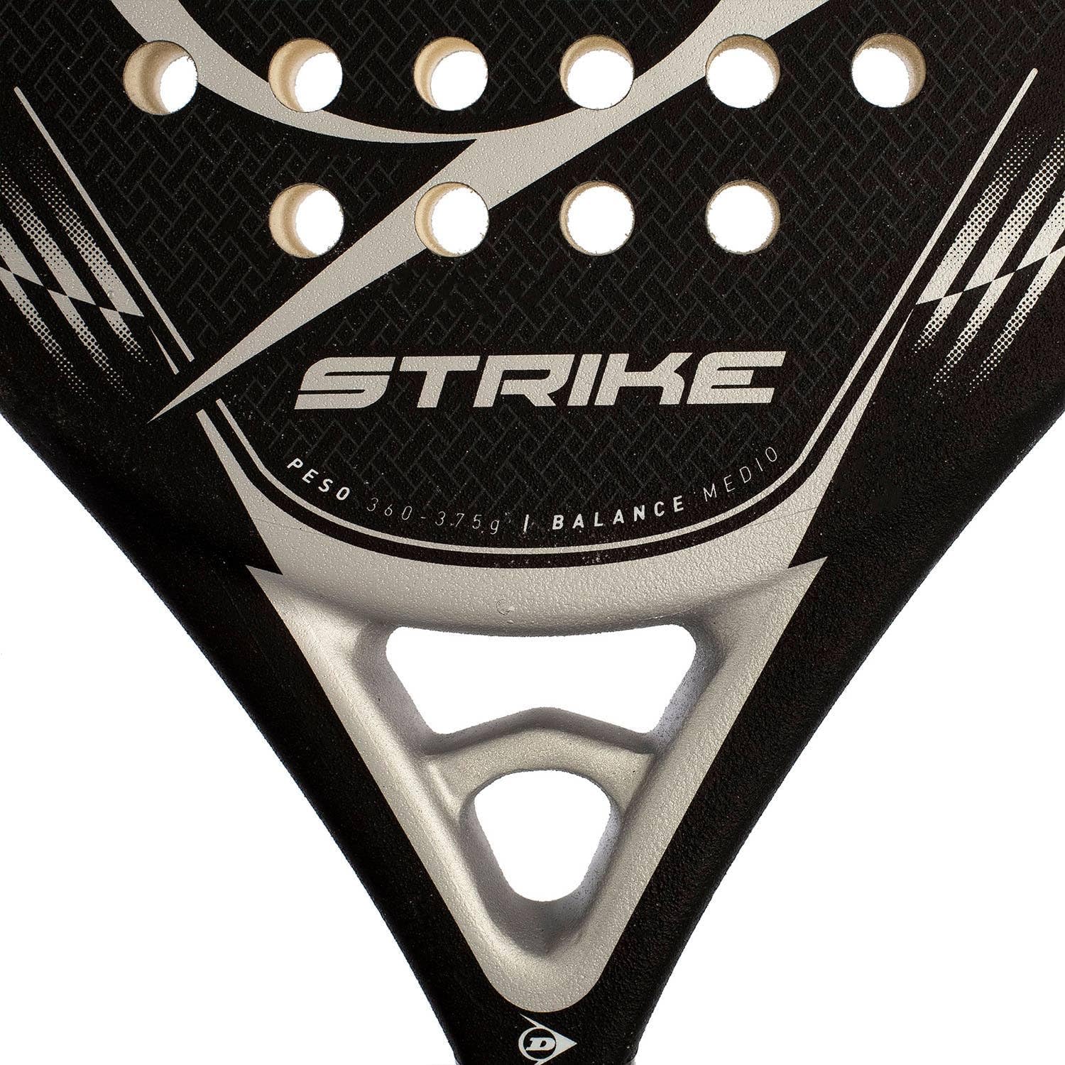 Dunlop Pala Pádel Strike Silver Rugosa NH