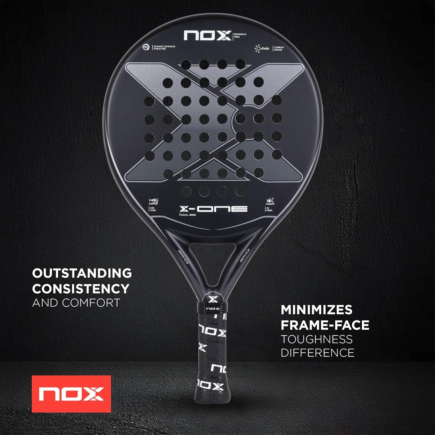 Nox X-ONE EVO blue 2023 - carbon and fiber glass - Zona de Padel Nox X-ONE EVO blue 2023 - carbon and fiber glass - Zona de Padel