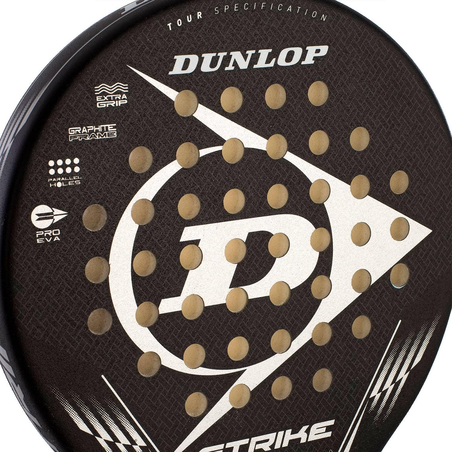 Dunlop Pala Pádel Strike Silver Rugosa NH