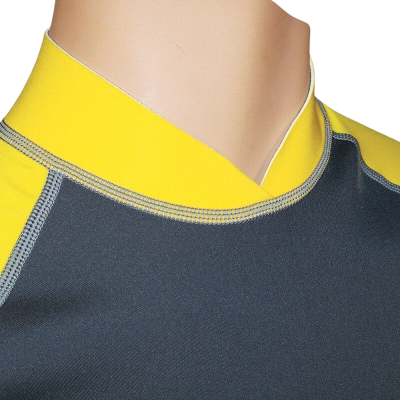 Top UV Beuchat atoll buste néo 2mm/manches lycra jaune plongée homme