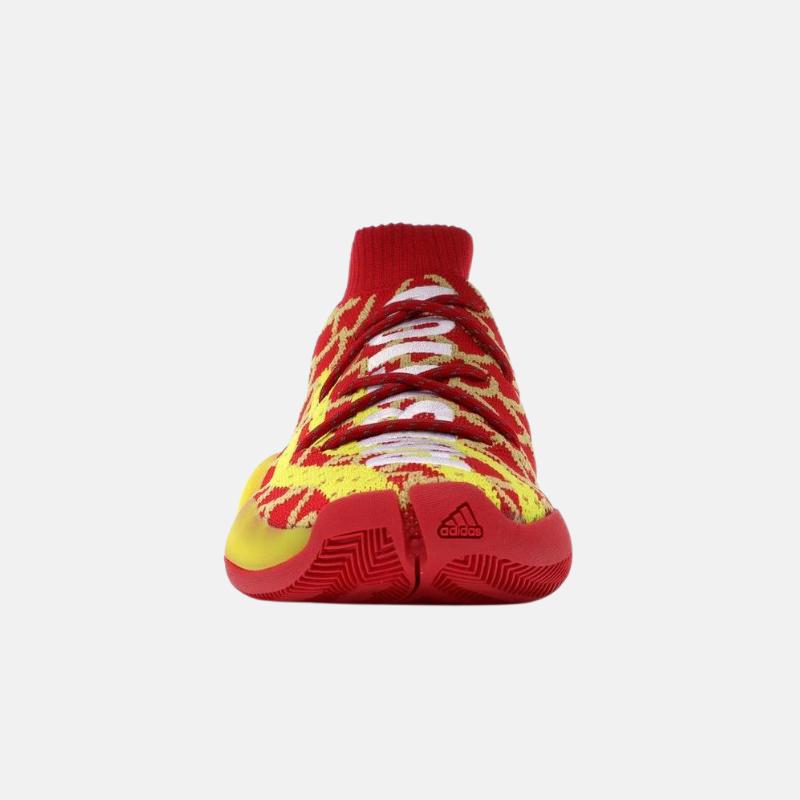 Vue avant de la sneaker Adidas BYW PW CNY rouge