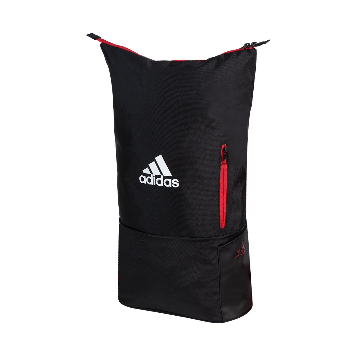 Image du sac à dos de padel Adidas multigame noir et rouge