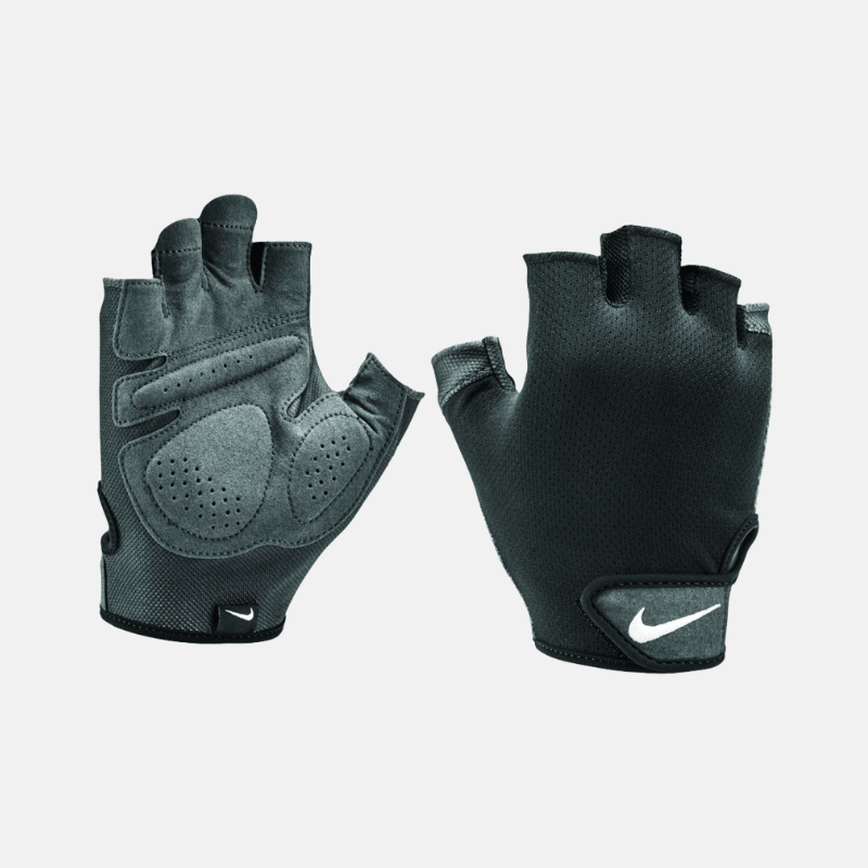 Photo de gants de fitness antitranspirants Nike gris face et dos