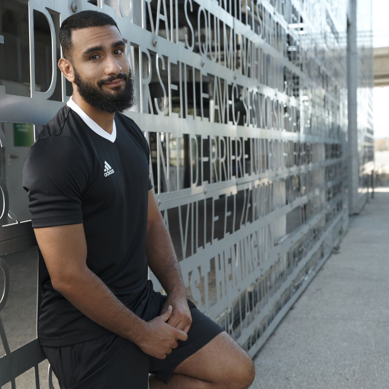 Photo de Maillot Adidas Entrada 22 Noir Homme barbe rue