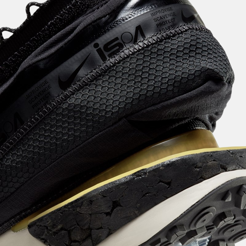Détail de la sneaker Nike drifter gator noire