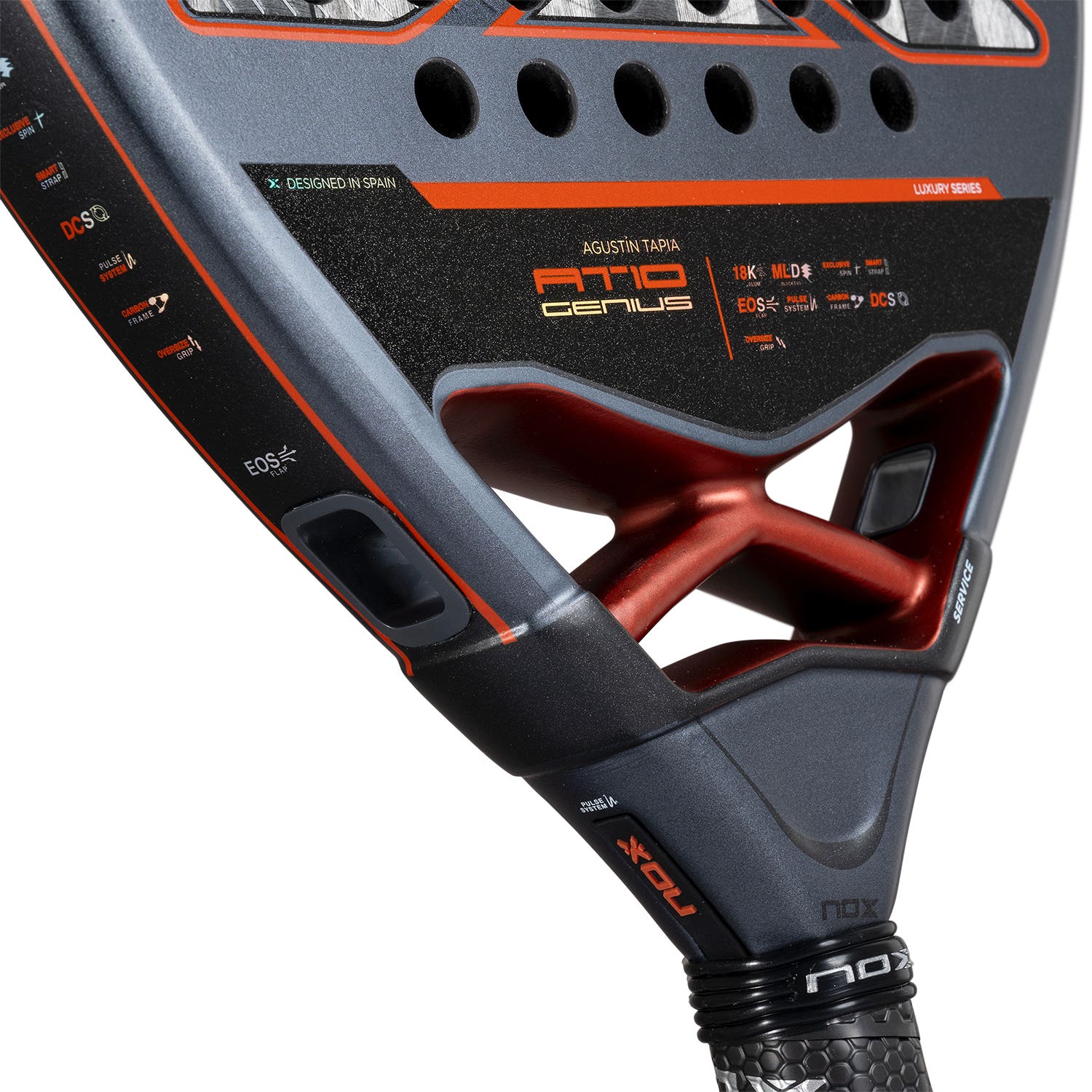 Raquette padel Nox At10 Genius 18k Alum by Augustin Tapia 2025