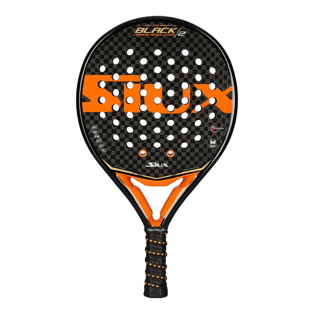 Raquette padel Siux Black Carbon Revolution 2 Orange