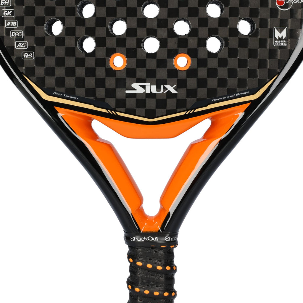 Raquette padel Siux Black Carbon Revolution 2 Orange