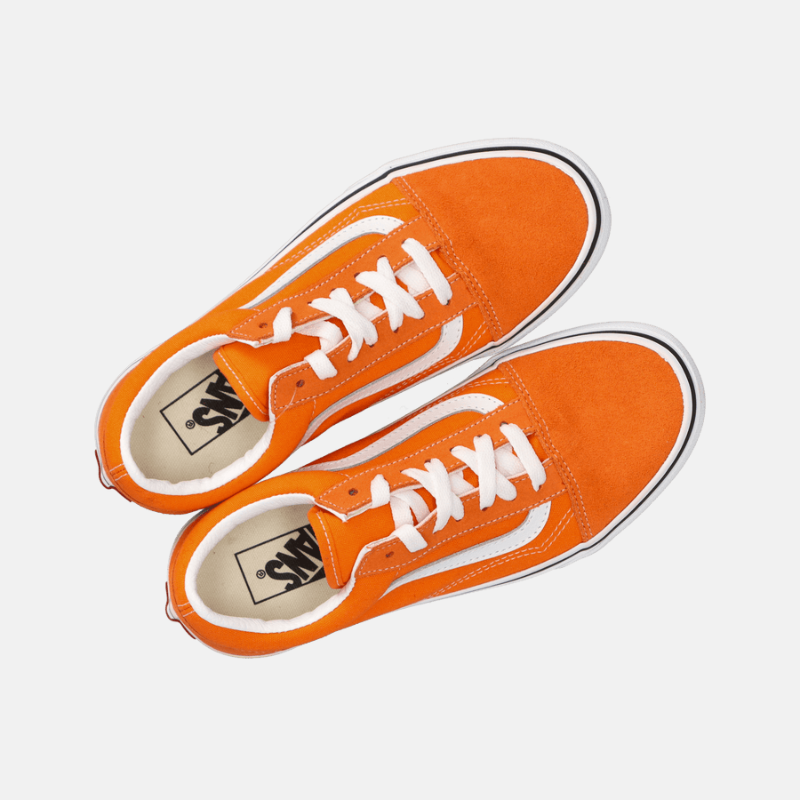 Photo de Sneakers Vans Old skool orange Chaussures toile lacets