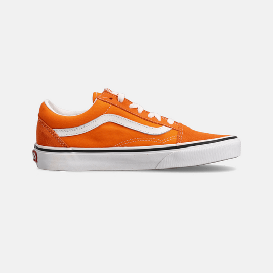 Photo de Sneakers Vans Old skool orange chaussure skateboard profil