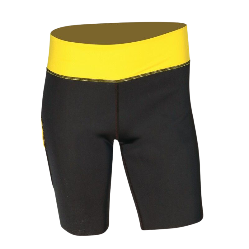 Bermuda UV Beuchat atoll néo 2mm/lycra jaune plongée homme