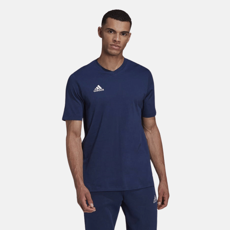 Photo de T-shirt Adidas Entrada 22 bleu marine Homme Vêtements Sportswear