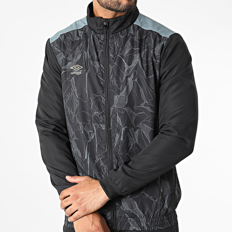 Photo de Ensemble Umbro Performance noir pour Homme veste sport noir