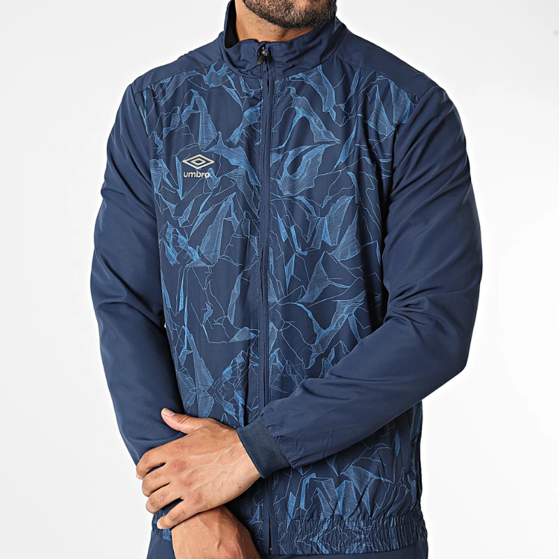 Photo de Ensemble de survêtement Umbro Performance bleu marine polaire habillement sportive