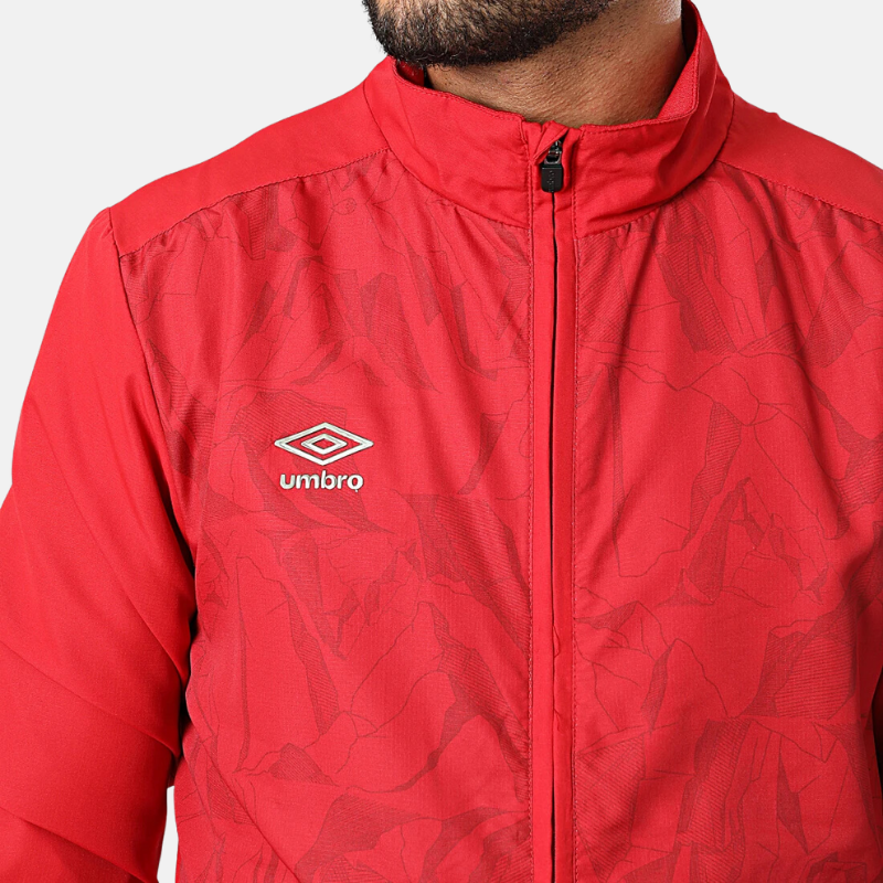 Photo de Ensemble Umbro de survêtement Performance rouge et noir Veste rouge sportif