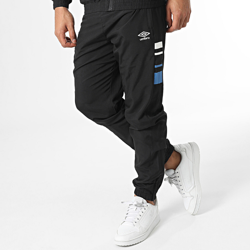 Photo de Ensemble de survêtement Umbro pour Homme Wave noir Pantalon logo sportif