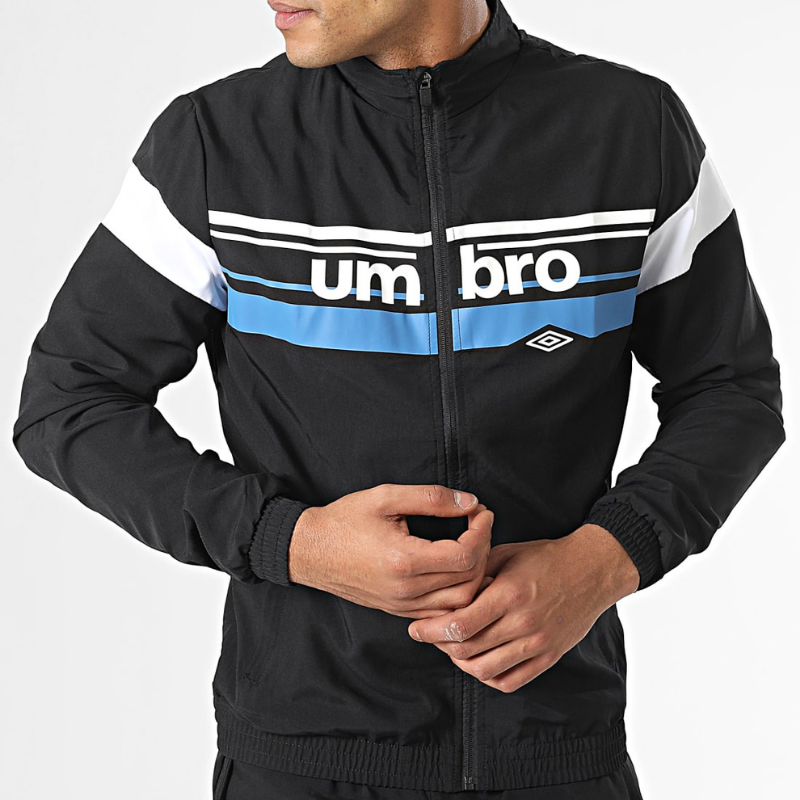 Photo de Ensemble de survêtement Umbro pour Homme Wave noir veste athlétique logo