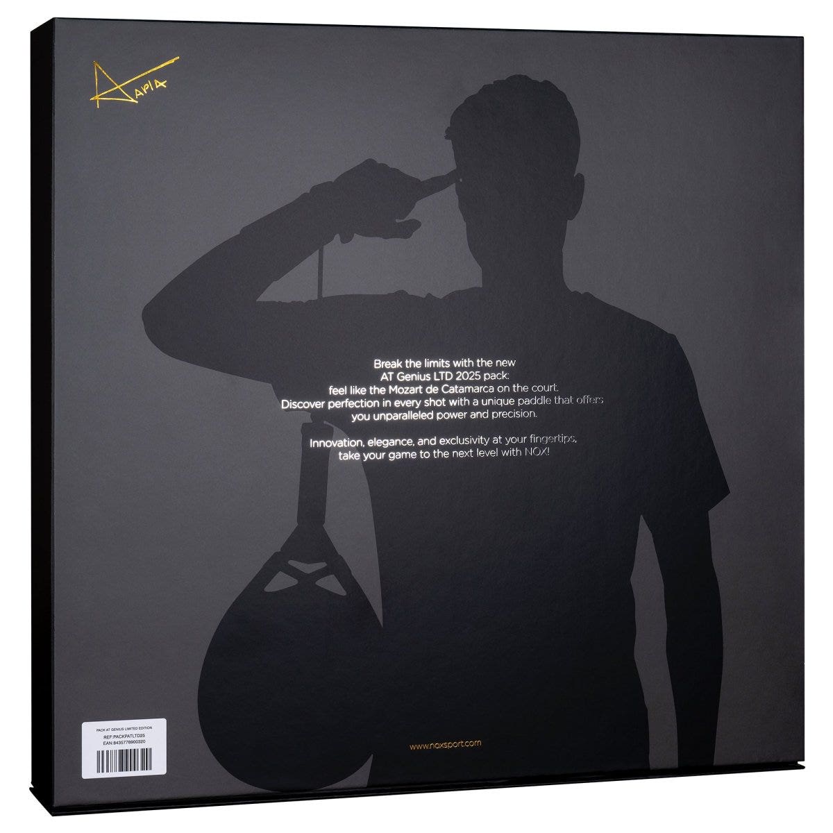 Pack raquette padel nox At Genius Edition limitée 2025