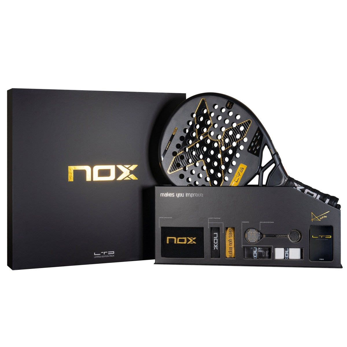 Pack raquette padel nox At Genius Edition limitée 2025