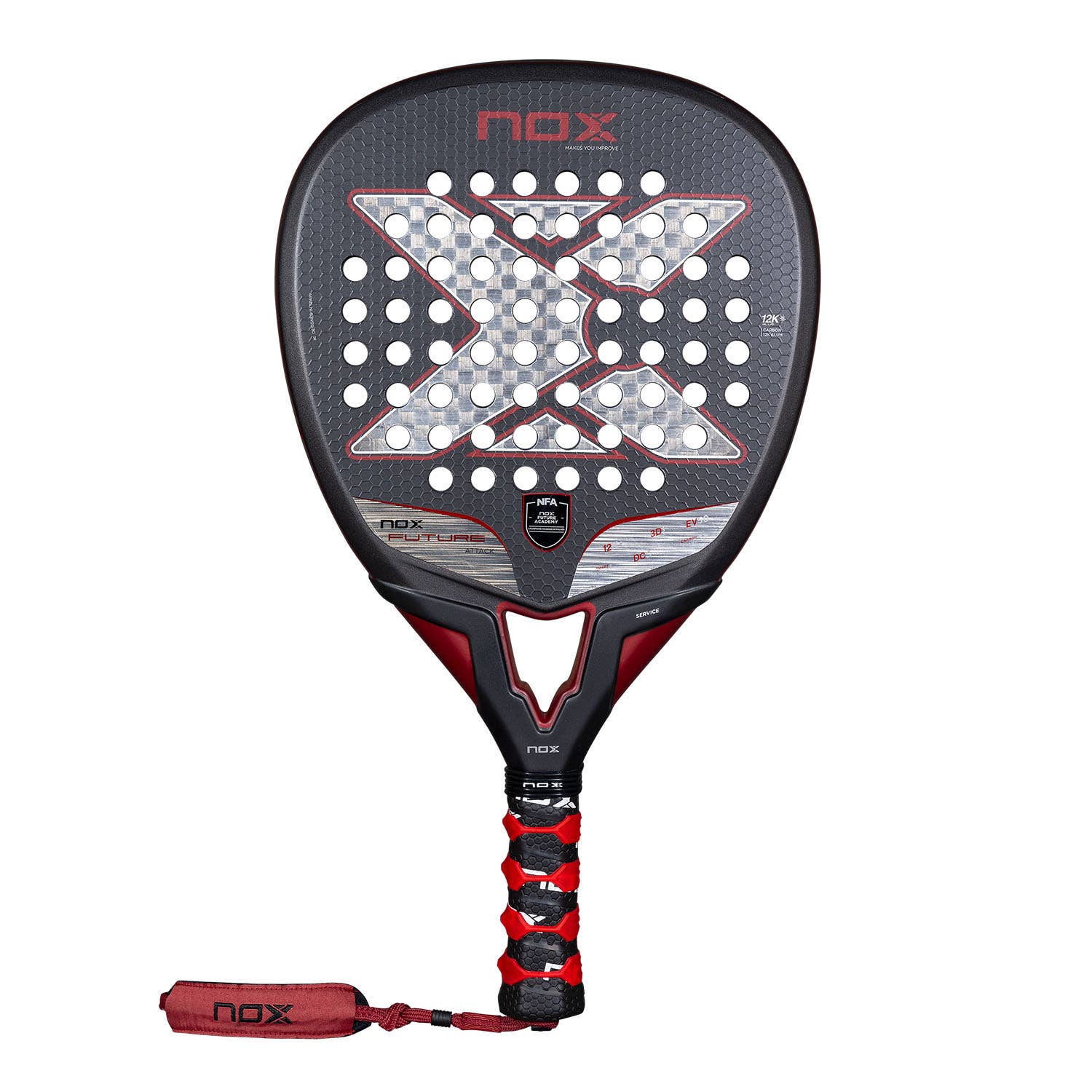 Raquette padel Nox Future Attack 12K Alum