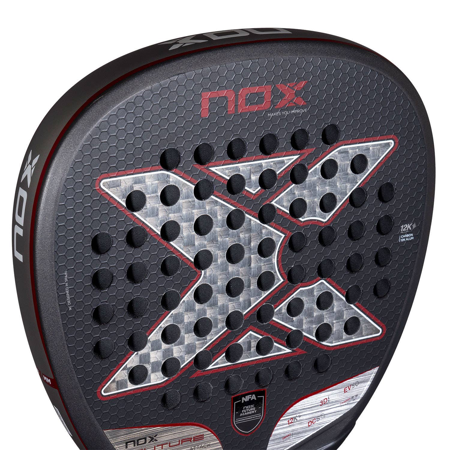 Raquette padel Nox Future Attack 12K Alum