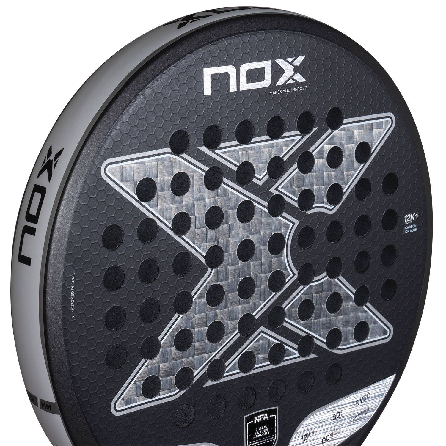 Raquette padel Nox Future Control 12K Alum