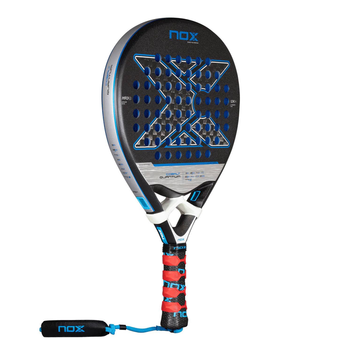 Raquette padel Nox Quantum 12K Cobalt