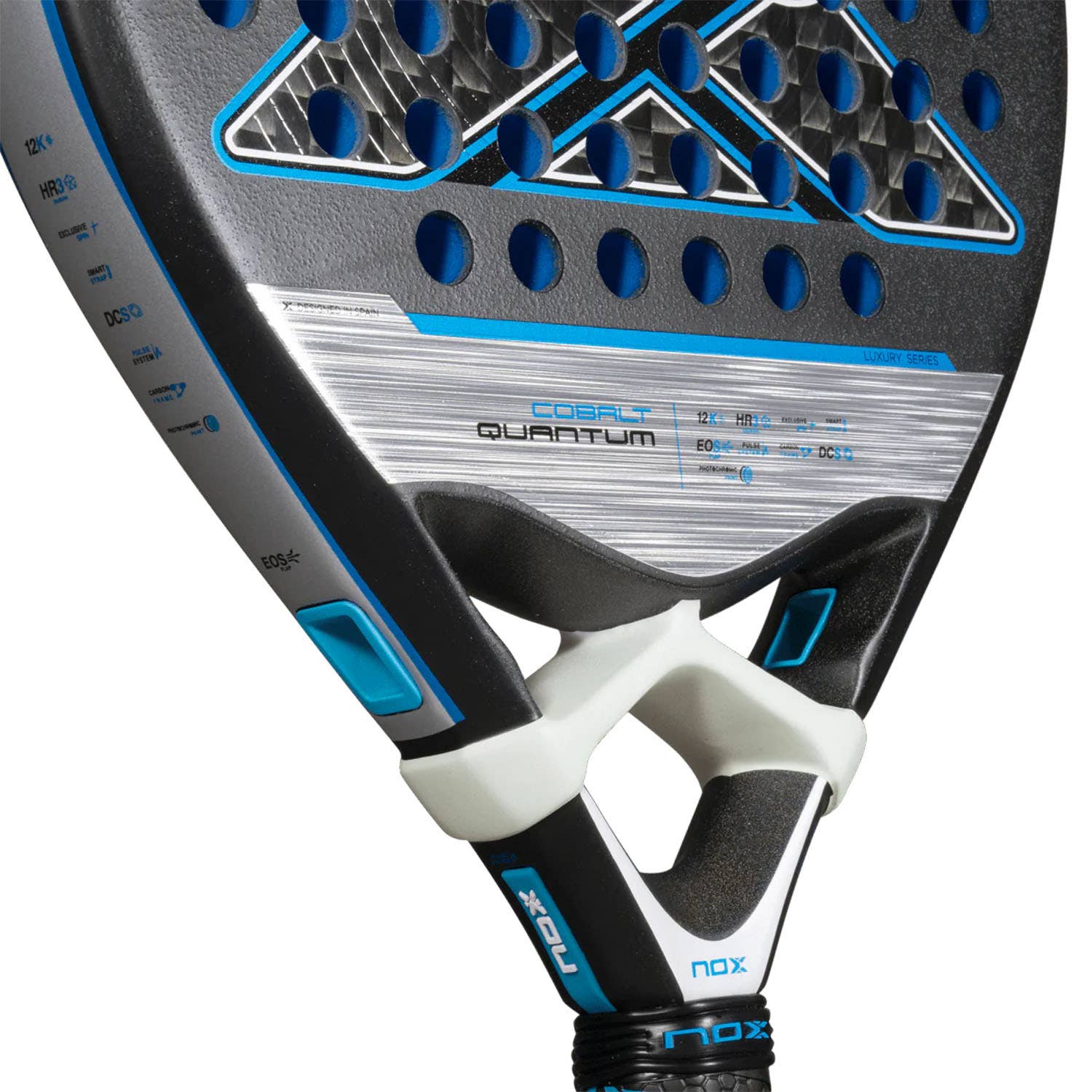 Raquette padel Nox Quantum 12K Cobalt