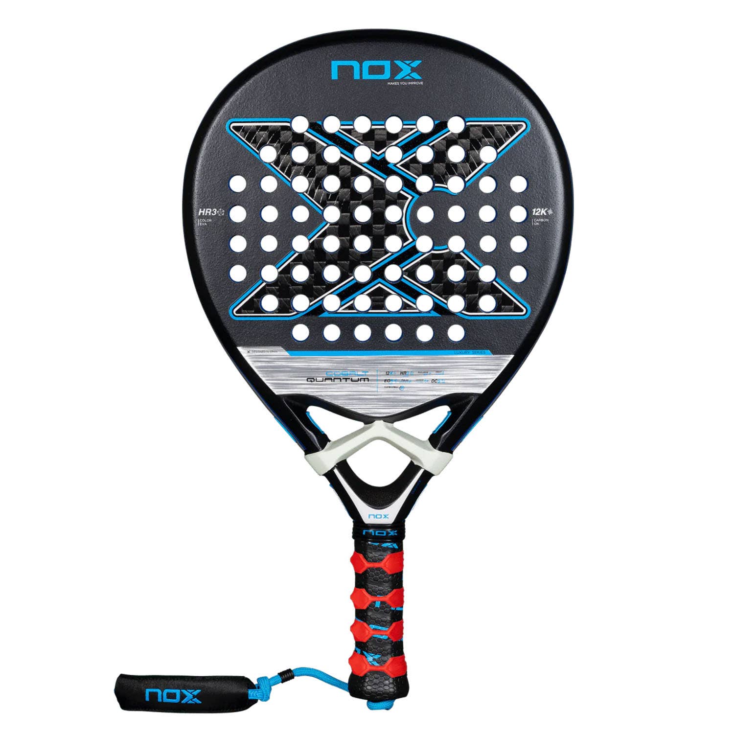 Raquette padel Nox Quantum 12K Cobalt