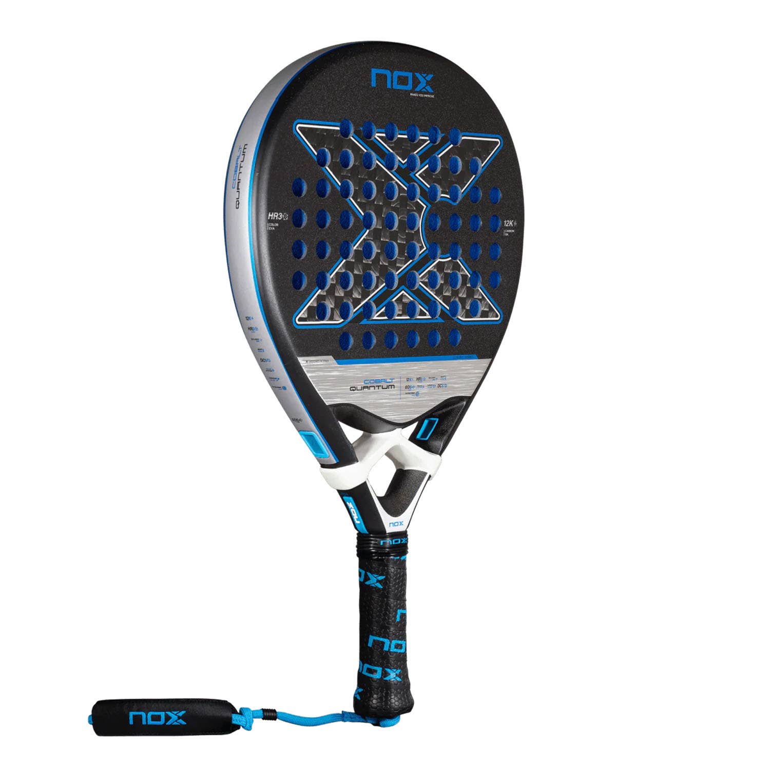 Raquette padel Nox Quantum 12K Cobalt
