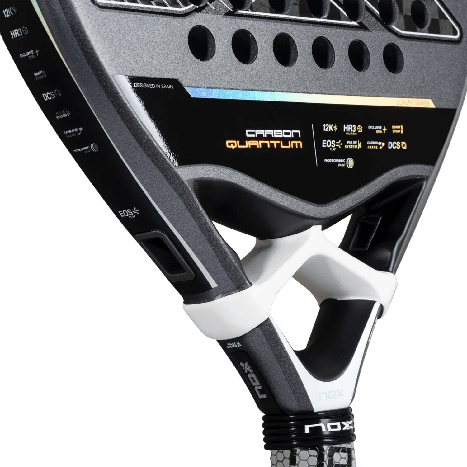 Raquette padel Nox Quantum 12K Carbon