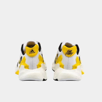 Photo de dos des sneakers Adidas Vitality VIT.03 jaunes, blanches et noires