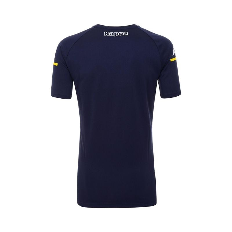 Photo de dos du t-shirt d'échuaffement pro Homme Kappa Homme boutique AS Monaco 20-21 bleu marine