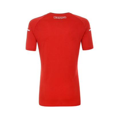 Photo de dos du t-shirt de football Pro Rouge pour Enfant Kappa AS Monaco 2020-2021